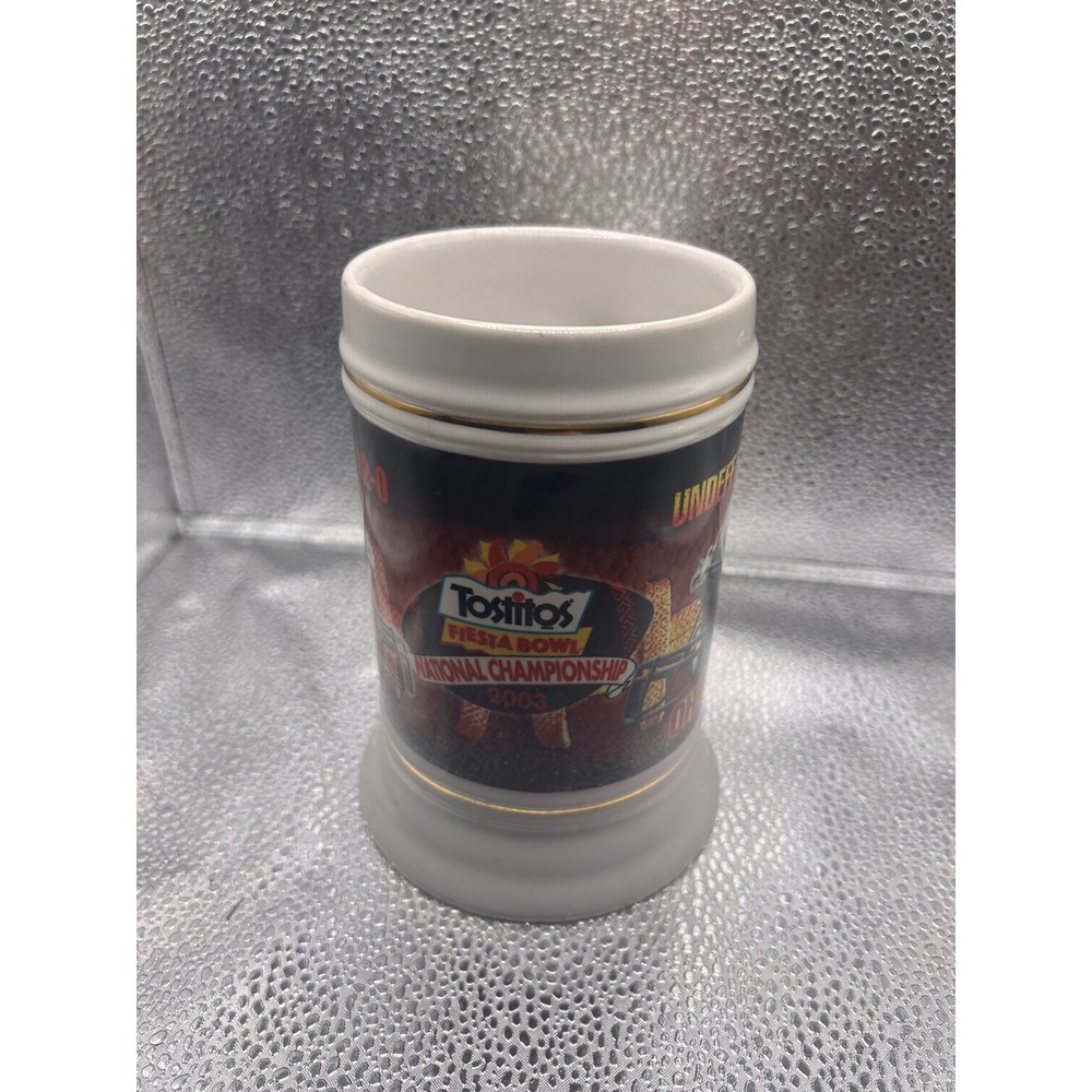 2003 Tostitos Fiesta Bowl National Championship Stein Ohio State vs Miami Mug